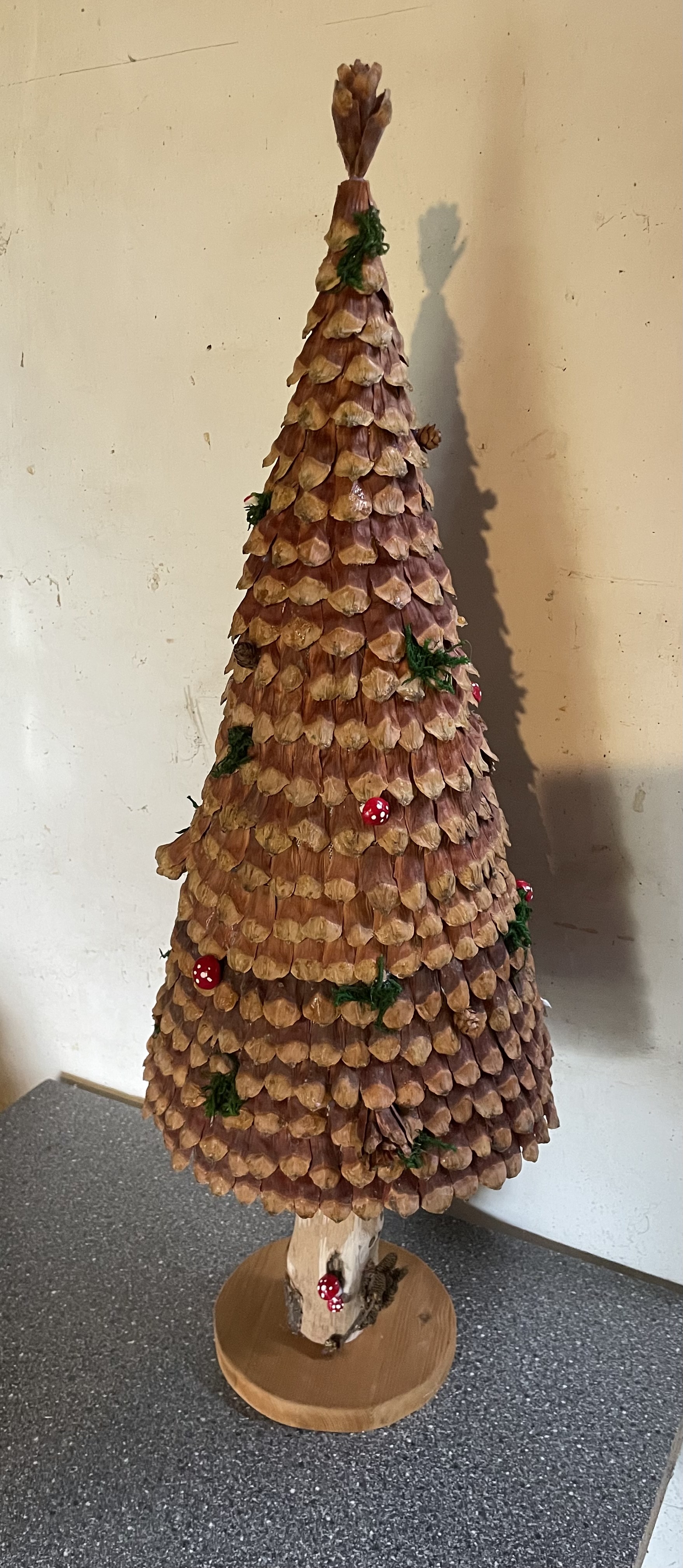 Billede af det dekorerede juletræ